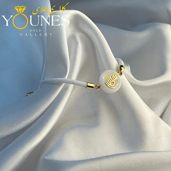 دستبند طلا صدفی کیارا 1.5cm